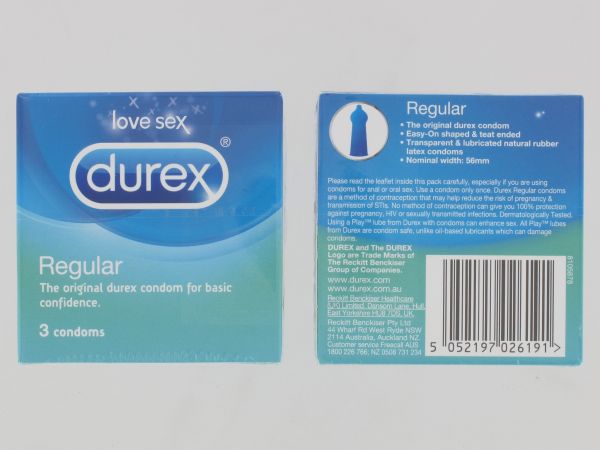 Durex Regular Condoms - Pack Of 3