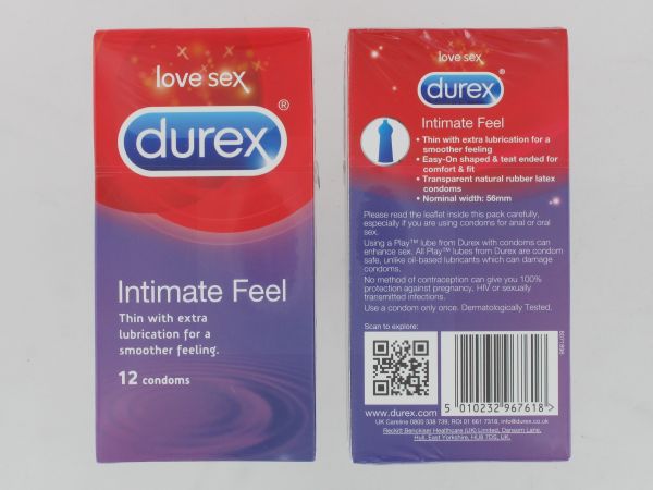 Durex Intimate Feel Condoms - Pack Of 12