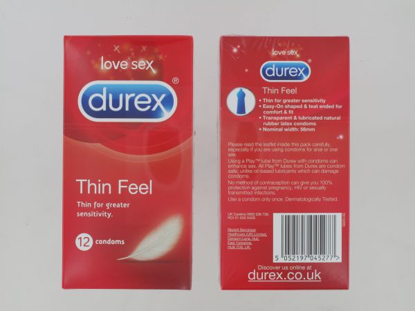 Durex Thin Feel - Pack Of 12 - 5% VAT