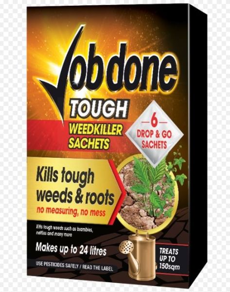Job Done Tough Weed Killer Sachets - Pack of 6 x 8G