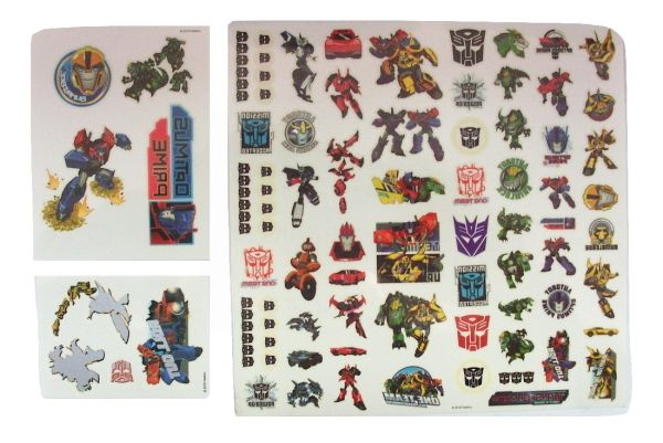 TRANSFORMERS STICKERS ASSORTED