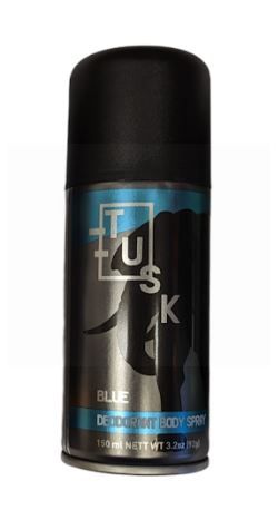 Tusk Mens Deodorant Body Spray - Blue - 150ml - Exp: 08/25