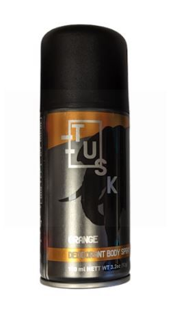 Tusk Mens Deodorant Body Spray - Orange - 150ml