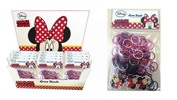 LOOMSTARS CDU MINNIE MOUSE + 3 CHARMS 200 PACK