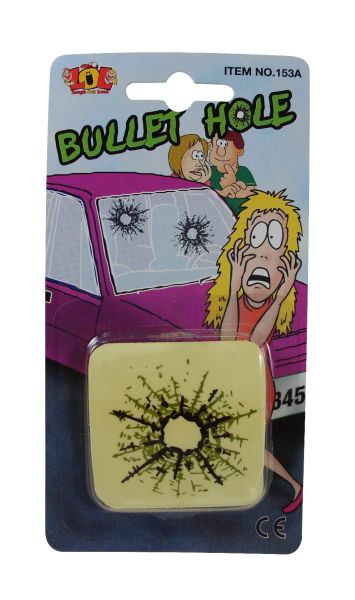 FAKE BULLET HOLE