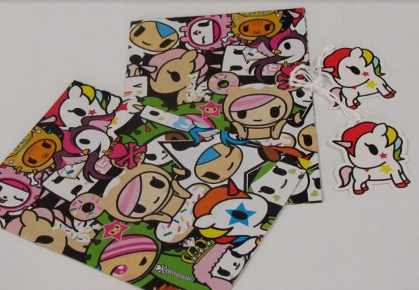 Tokidoki Gift Wrapping Papers & Tags - Pack of 2 - 50cm X 69.5cm 