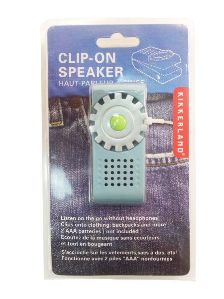 Clip-On Speaker With Aux Cable 
