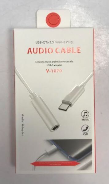 USB-C to 3.5 Female Plug Audio Cable/Adapter