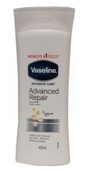 Vaseline Intensive Care Advanced Repair Fragrance Free Body Lotion - 400ml 