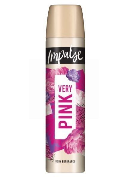 Impulse Fragrance Body Spray For Ladies - Very Pink - 75Ml