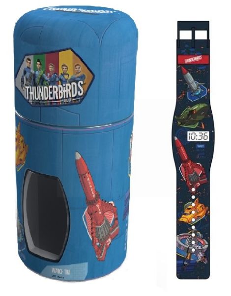 THUNDERBIRDS LCD WIDE STRAP WATCH