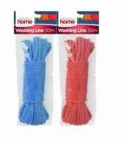Washing Line - 30 Metres - Assorted Colours - Colours May Vary