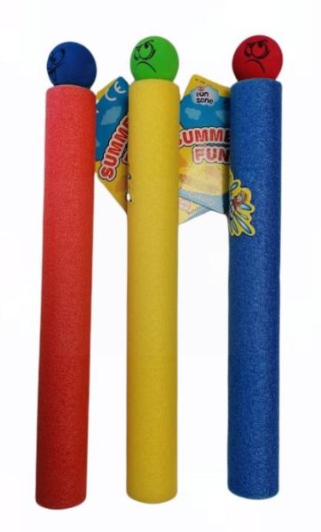 Toy Foam Water Shooter - 3 Assorted Colours - 36 x 4cm