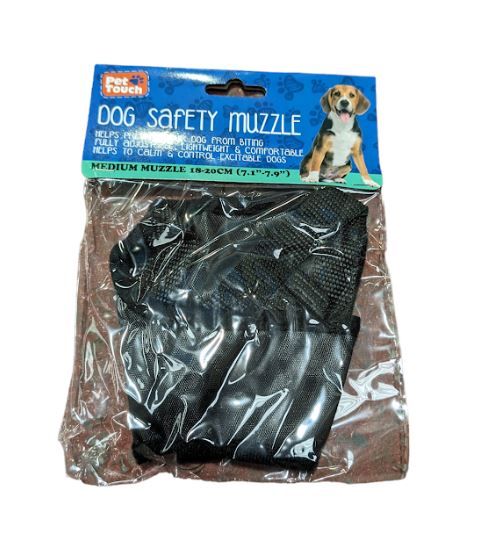 DOG SAFETY MUZZLE M (12/24) CK