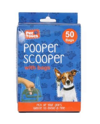 Pet Touch Pooper Scooper with Bags