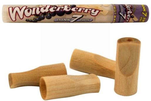 Wonderberry Flavoured Wooden Tips - Pack Of 24 Tubes/96 Tips Per Box