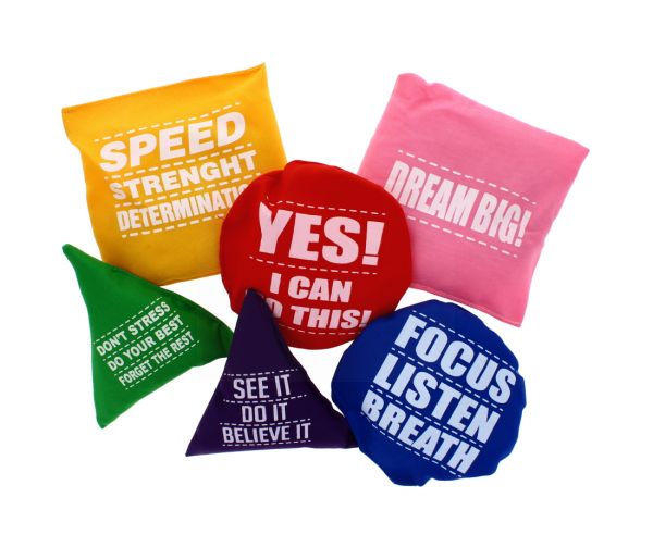 MOTIVATIONAL BEAN BAGS PACK OF 6