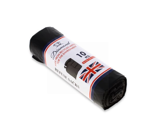 DIAMOND REFUSE SACK - 76 X 82 CM - PACK OF 10