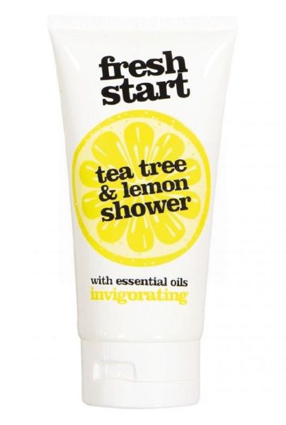 Fresh Start Invigorating Shower Gel with Essential Oils - Tea Tree & Lemon - 150ml 