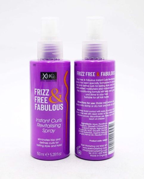 XHC Xpel Hair Care Frizz Free & Fabulous - Instant Curls Revitalising Spray - 150Ml