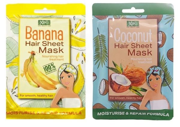 XBC Xpel Beauty Care Hair Sheet Mask - Banana & Coconut 