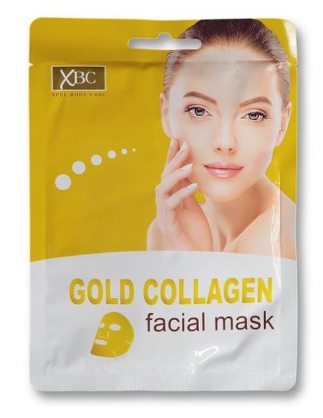 XBC Xpel Body Care Gold Collagen Facial Mask 