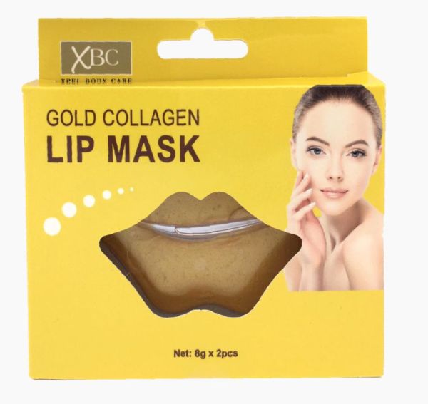 XBC Xpel Body Care Gold Collagen Lip Mask - 8g x 2 Pcs