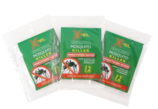 Xpel Tropical Formula Mosquito Killer Insecticide Paper - Pack Of 12 Sheets