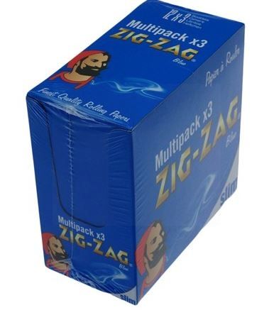 Zig Zag Finest Quality Blue Slim Cigarette Rolling Paper - Multipack - 36 Booklets