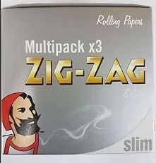 Zig Zag Finest Quality Silver Slim Cigarette Rolling Paper - Multipack - 36 Booklets
