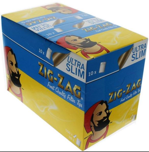 Zig Zag Ultra Slim Filter Tips - Box Of 1500