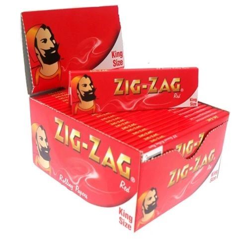 Zig Zag Red King Size Cigarette Paper - 50 Booklets