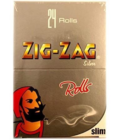 Zig Zag Finest Quality Rolling Rolls - Silver - Slim - Pack of 24