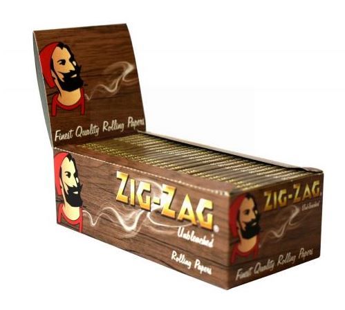 Zig Zag Finest Quality Regular Rolling Papers - Unbleached - Pack of 50 Booklets