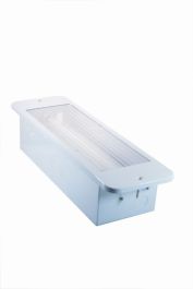 EMERGENCY EXIT RECESSED FITTING-WHITE