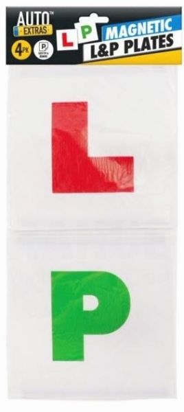 Wholesale Magnetic Learner And Pass Plates - Pack Of 4 - UK Pound