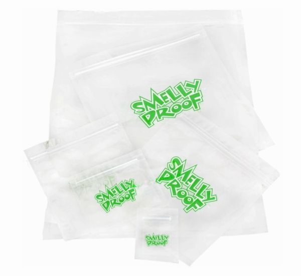 Smelly Proof Bags Resealable Grip Seal Polythene Baggies 7cm x 8cm 