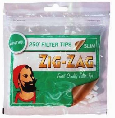 Wholesale Zig Zag Menthol Slim Finest Quality Filter Tips - Pack