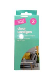 RUBBER DOOR WEDGES CLIPSTRIP - PACK OF 2
