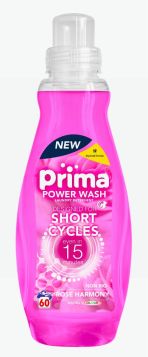 Prima Power Wash Laundry Detergent - Rose Harmony 60 Wash 1500ml