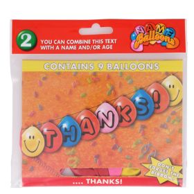 THANKS  9 BALLOONS