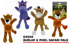 BURLAP & PIXEL SAFARI PALS 