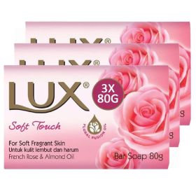 Lux Soap - Soft Touch - Pink - 80g - Pack of 3
