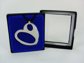 NECKLACE - WITH PENDANT STEEL HEART