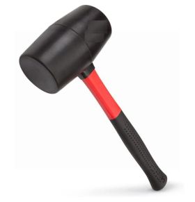 JAK Rubber Mallet with Fibreglass Handle - 32Oz