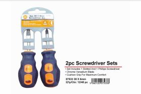 JAK Screwdriver Set - 38 x 6mm - Pack of 2
