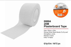 JAK White Mesh Plasterboard Tape - 5cm x 20m 