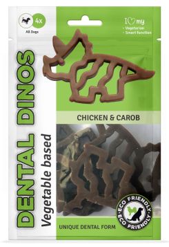I Love My Pet - Chicken Dental Dinos - Pack of 4 - Exp: 04/26