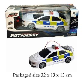 Hot Pursuit Full Function Radio Controlled Police Car - 32 x 13 x 13cm - 1:20