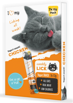 I Love My Pet - Chicken Weekly Lick - Pack of 7 x 12G